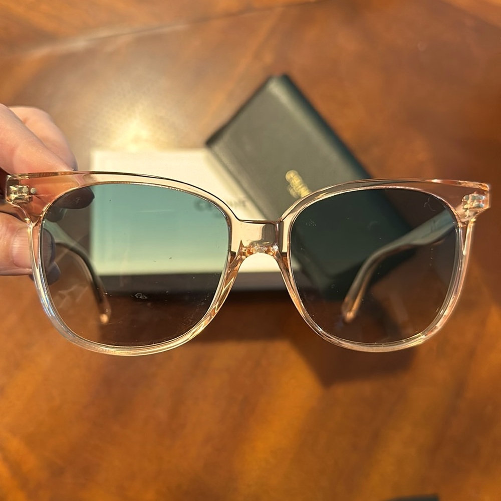 Celine peach acetate sunglasses